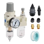 1/4" Npt Compressed Air Filter Regulator Lubricator Water/oil Trap Separator. Fixed Price $20.79.