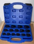 Metric Flare Nut Crowfoot Wrench Set 8MM-24MM 14PC Black Metal With Case. Fixed Price $29.95.