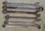Craftsman Wrench Lot (6) To -look- 12PT. Fixed Price $55.00.