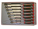 New Snap-on XDSGM607K1 16 17 18 19 21 22 24 Mm Soft Grip Box End Wrench Set. Fixed Price $489.99.