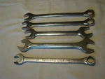 Vintage Lot Of Wrenches 3/4" 15/16" & 1" Blue Line, Lectrolite, Williams. Fixed Price $10.00.