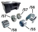Vw Audi Oem T10230/55 T10230/56 T10230/57 T10230/58 Press Rubber Bushing Set. Fixed Price $369.99.