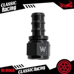 -12AN Straight Push-on Hose End For Lock Aluminum Black Hot. Fixed Price $10.99.
