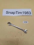 Mac Tools DA12 3/8" Four Way Angled Head Double Open End Wrench Usa. Fixed Price $18.99.