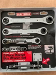 Sears Craftsman Usa Nos Rare Crown Lock Metric 5PC Ratchet Box Wrench 42390. Fixed Price $99.99.