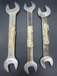 Vintage Bonney Open End Wrenches 25/32 11/16 5/8 9/16 Bonaloy. Fixed Price $9.95.