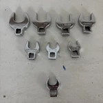 Craftsman 3/8" Drive Sae Pc Crowfoot Wrench Set 1/2" 7/8", 1" Usa Series. Fixed Price $34.69.