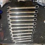 Snap-on 11 Pc Sae Flank Drive Plus Combination Wrench Set 3/8-1 Inch Soex. Fixed Price $399.00.