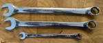 Lot Craftsman Professional Usa Combination Wrenches: 3/4", 11/16", 3/8". Fixed Price $20.00.