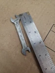 Vintage Indestro Metric Open End Wrench #40809 8MM 9MM Nice. Fixed Price $12.00.