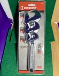 Crescent 3-PIECE Adjustable Wrench Set 6 8 & 10 Forged Steel Hex Jaw Design. Fixed Price $24.99.