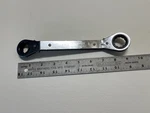 Craftsman Off Set Ratchetying Box End Wrench 18MM And 21MM No. 43666 Made Usa. Fixed Price $9.99.