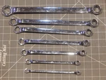 Mac 7PC Metric Long Double Wrench Set 8MM 24MM 12PT Point Boxed Bolm. Fixed Price $251.09.