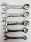 Matco Tools 5PC Sae Stubby 3/8" - 3/4" Wrench Combination Set 12PT Rcs Usa. Fixed Price $52.49.