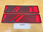 Snap-on Tools 2PC Red Foam Organizers For 19PC Sae + Mm Master Combo Wrench Sets. Fixed Price $499.95.