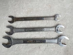 Three Craftsman Sae Double Open End Wrenches. Fixed Price $14.00.
