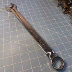 Mac Tools CL342KS 1-1/16 Knuckle Saver Polished Chrome Combination Wrench(r). Fixed Price $50.96.