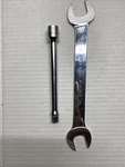 Used Snap On Lta 2428 Low Torque Slimline Double Open End Wrench Usa With 3/8 Ex. Fixed Price $35.00.