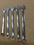 Craftsman Professional Combination Wrench 12 Point Polished 7/8 13/16 3/4 5/8. Fixed Price $119.99.