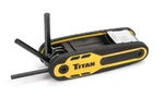 Titan 12770 8PC Folding Sae Hex Key Allen Wrench Set. Fixed Price $17.99.
