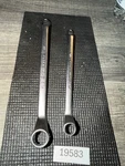 Sears Craftsman Nos 2PC Satin Finish Offset Box End Wrench 44321 44322 Usa. Fixed Price $30.00.