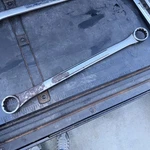 Rare Size Sears Craftsman Double Box End Wrench Ugly Nos 43936 1-1/2X1-7/16 Va. Fixed Price $69.69.