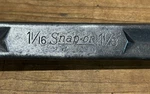 Vintage Snap On 1-1/16"-1-1/8" 12PT Offset Box End Wrench GXV-3436 1963 Date. Fixed Price $37.90.