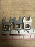 Craftsman 43621,43622 43623 3/8" Drive Sae Open End Crowfoot Usa. Fixed Price $14.99.