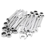 Craftsman 20 Pc Combination Ratcheting Wrench Set Metric Mm & Standard Sae New!!. Fixed Price $104.88.