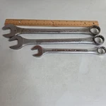 S-k Combination Wrench Lot Set Sae Vintage Usa C-22, 28, 30 7/8, 11/16, 15/16. Fixed Price $27.98.