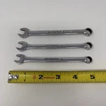 Snap-on 3PC Sae Combination Wrenches 5/16 OEX100 11/32 OEX110 3/8 OEX120. Fixed Price $29.99.