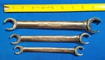 Snap-on 3PC Sae Line Wrench Set 3/4"-1", 11/16"-5/8", 1/2"-9/16" RXFS2432B. Fixed Price $114.95.