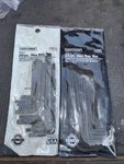 Sears Craftsman Usa Nos Metric Sae 20PC Hex Key Sets 46677 46696 Matching Rare. Fixed Price $79.95.