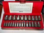 Snap-on REX25A 25-PIECE Screw Extractor Set. Fixed Price $175.00.