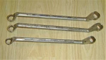 Lot Of 3 Vintage Acesa Spain Ring Spanners No. 704. Fixed Price $6.19.