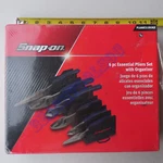 New Snap On Blue Essential Pliers Pcs Set & Black Organizer - PL600ES1RKMB. Fixed Price $435.99.
