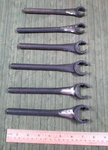 (6) Vintage Snap-on Single End Sae Flare Nut Line Wrenches Rx Series U.s.a.. Fixed Price $132.56.