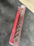 For Snap-on Tools New 11PC 3/8" Drive Sae Semi-deep 6PT Fdx Socket Set 211YFSSY. Fixed Price $255.00.