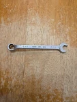 Mac Tools Sabina 3/8" 12PT Sae Chrome Offset Combination Wrench Usa CWS12. Fixed Price $14.00.