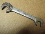 Vintage Williams Superench 2725B 1/2" 9/16" Open End Angle Obstruction Wrench. Fixed Price $15.00.