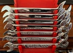Snap-on Tools VSM807 7PC Set Metric 10-15,17MM 4WAY Angled Head Open Wrench Usa. Fixed Price $229.95.