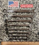 Craftsman Full Polish Long Ratcheting Wrench Set Metric (made Usa). Fixed Price $159.99.