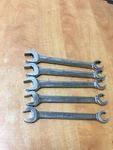 Snap 5PC Metric Flare Nut Open End Combination Wrench Set Rxsm 16MM 20MM. Fixed Price $124.99.