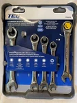 Teq Correct Professional 5-PIECE Universal Ratcheting Wrench Set, Metric TP85591. Fixed Price $19.99.