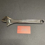 Snap-on Tools New 12" Length Chrome Smooth Jaw Adjustable Wrench AD12BA. Fixed Price $100.00.