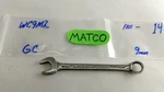 Matco Tools 9MM Metric 12 Point Combination Wrench Usa WC9M2 Nice!. Fixed Price $14.99.