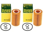 Pair Set Engine Motor Oil Filter Kits For Benz E250 GLK250 ML250 Sprinter Mann. Fixed Price $23.95.