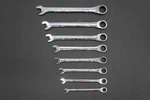Cornwell Tools Ratcheting Wrench Set Sae Combination Open End Speed 8-PC CRWS8SA. Fixed Price $265.00.