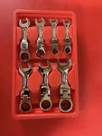 Gearwrench Stubby Set Sae. Flex Head 7PC New. Fixed Price $125.00.