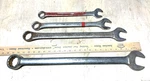 Lot Of 4 Assorted Large Wrench Set Mixed - 12 Point Armstrong,stanley,williams. Fixed Price $26.39.